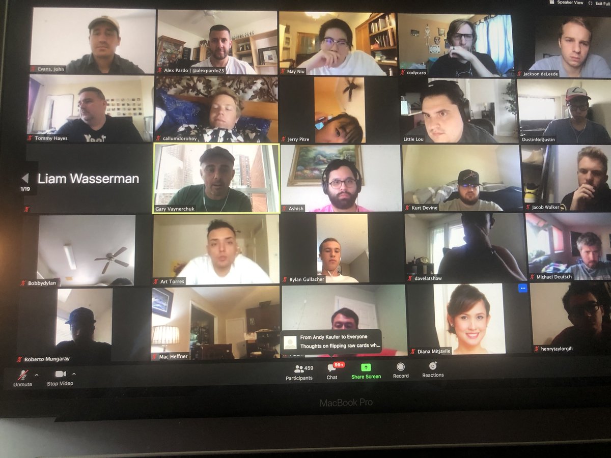 Live on Zoom with <a href="/garyvee/">Gary Vaynerchuk</a> talking Sports Cards Investing #ThatWasFunGV