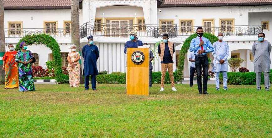 followlasg's tweet photo. SANWO-OLU DIRECTS SCHOOL RESUMPTION, AS LAGOS RECORDS DECLINE IN POSITIVE COVID-19 CASES

•Tertiary Institutions Resume Sept. 14; Basic Schools, Sept. 21
•Governor Launches COVID-19 Care Pack For Home Treatment
#LASG #ForAGreaterLagos
Read More.. https://t.co/VQC2FLTLBv https://t.co/XZuuoDpogA