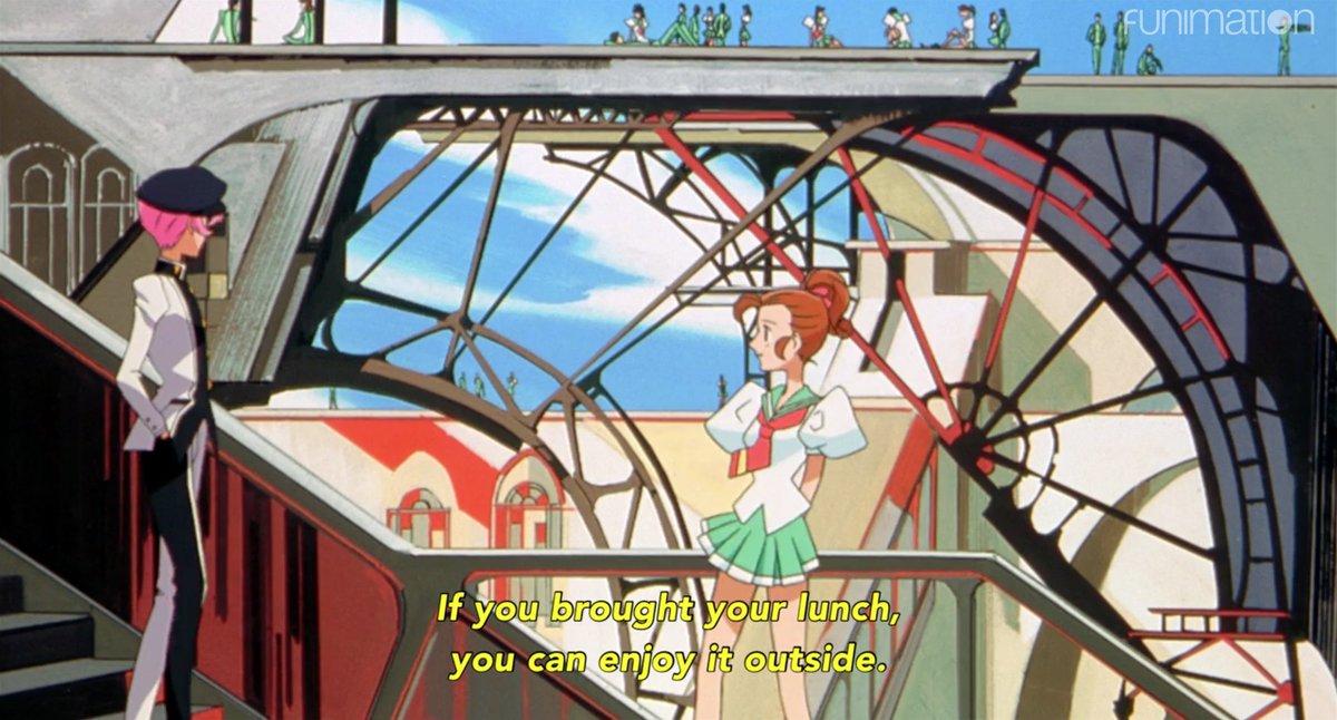 Utena: Nobody else has brought it up yet so I'm just gonna say it. This school has too much architecture