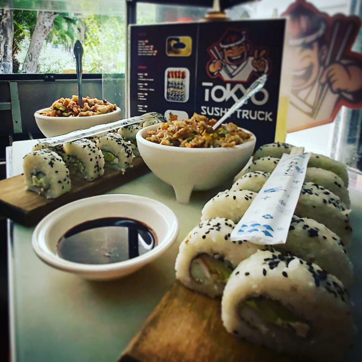 Beisbolpuro's tweet photo. SÁBADO DE PROMOCIÓN EN TOKYO SUSHI PUEBLA

Arma tu combo: elige 2 platillos de toda la carta por $135.

Charola familiar $290.

*GRATIS tempura helado en tu consumo mayor a $150.

Dirección: Camino Real a Cholula #4702 
Col. Santa Cruz Buenavista

 A domicilio gratis: 2227-28724 https://t.co/2rCxpVWodH