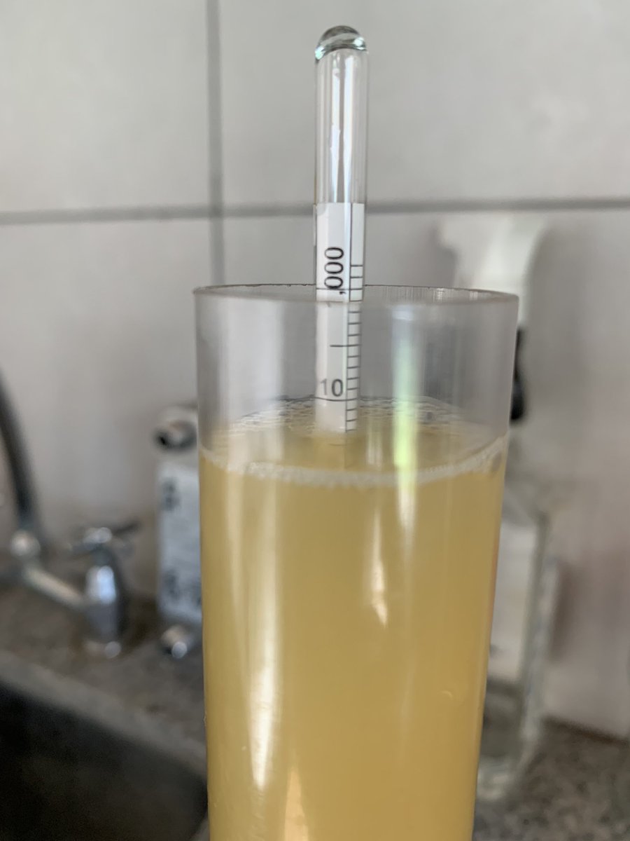 PachaBeer's tweet image. La fermentación y embarrilado de la Hazy Strong Pale Ale (B/A-2020–GI-E): D.O.: 1055, D.F.: 1013, SRM: 5, después del DH con 4gr/lt con un blend de Mosaic y Cascade 🇺🇸!!! Cheers 🍻!!!