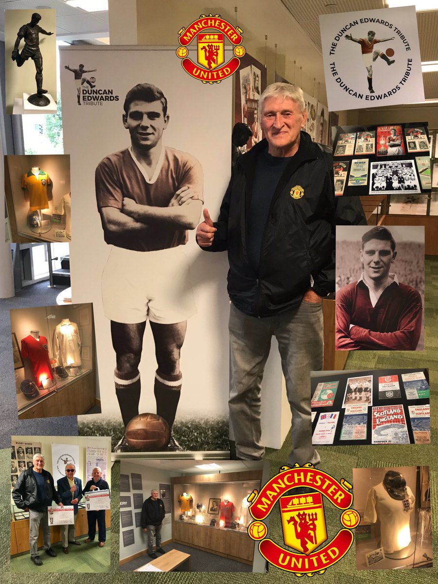 iw1963's tweet photo. RIP big Alan @ManUtd legend &amp; @SportsMemNet pal. Here's a few  pics from a his day out when me &amp; @KeithRMcIntosh took Al to the @DuncanEdwardsTr display. We had so many laughs. Top lad. @RoyMBE @CarlAbbott1 @TomStott2 @iainmccartney @manyuman1 ❤️🏐❤️🏐❤️🏐❤️🏐❤️#hero https://t.co/r2jjbUY3zY