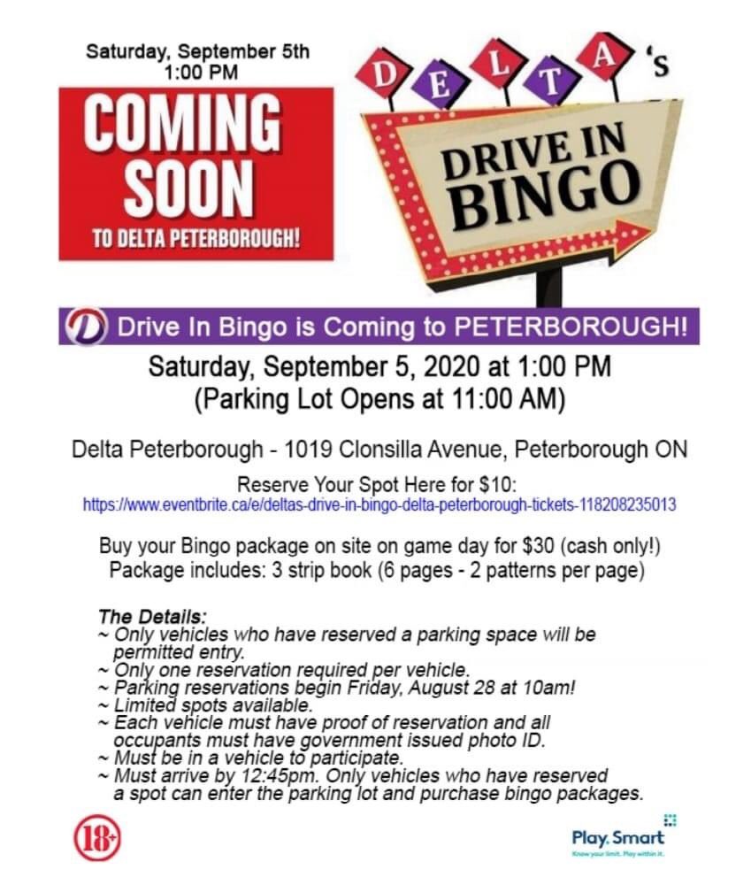 CMPAMustangs's tweet photo. #BINGO An afternoon of fun while supporting local groups & charities! @snapdPTBO @lokolPtbo @PureCountry105 @Ptbo_Canada @1005FreshRadio @thewolfca you can yell it or HONK
#deltabingo
#driveinbingo https://t.co/rl94W8rT4o