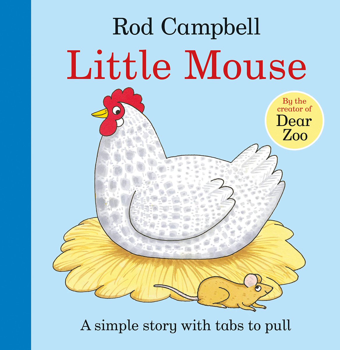 No.45  #LibraryTop50 Rod Campbell got a doctorate in organic chemistry before he set up his own publishing house, eventually bought by Macmillan. His pages, often with flaps, are clear and simple for toddlers to decode, making room for them to chime in https://en.m.wikipedia.org/wiki/Rod_Campbell