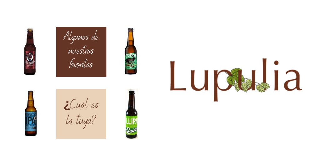 🙌 Te invitamos a probar alguna de nuestras #cervezasartesanas recomendadas... ¡o todas❗️
<a href="/CervezaBizarra/">C.Salamanca</a>
<a href="/CervezaDougalls/">Cervezas Dougall's</a>
<a href="/CervesaLaPirata/">La Pirata</a>
<a href="/LaQuinceBrewery/">La Quince Brew Wild</a>
👉 Escoge entre sus colores rojizo, anaranjado, o caoba, con o sin gluten, o atrévete con todas: buff.ly/3k9GPBY
