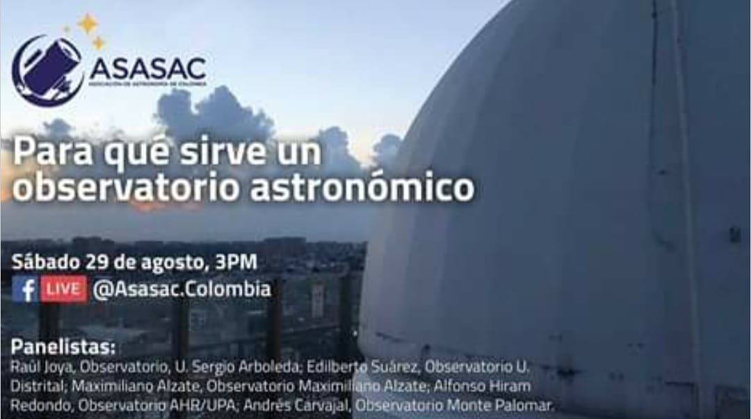 halleyUIS's tweet photo. Invitación especial a la charla sobre observatorios astronómicos en Colombia (parte I)
Hoy, 2️⃣9️⃣ de agosto 3️⃣p.m.🇨🇴
En este panel hablaremos con varios directores y constructores de observatorios astronómicos en Colombia.
https://t.co/YLzQLNS8FT
¡Los esperamos!
#HalleyUIS https://t.co/cd3MwRBsSW