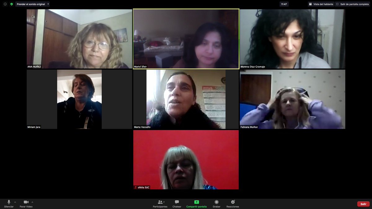 mfuerzasindical's tweet photo. Se reúne la Mesa de Mujeres Fuerza Sindical. Proyeccción de Agenda @MSMujeresCGT     #ConstruímosConIdentidad #MasMujeres #MejorSindicalismo https://t.co/vkkGDYo7TK