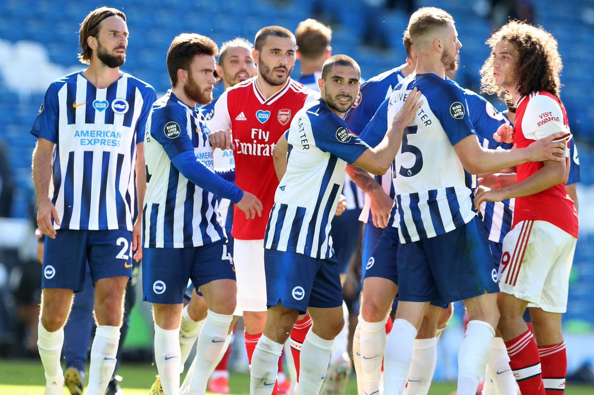 Following a three month shutdown, the league resumed with Arsenal taking on Man City. Again, we were comprehensively beaten 3-0 with. David Luiz disaster class, being sent off and conceding a penalty. Things got worse when we lost 2-1 to Brighton and Leno suffered a nasty injury.