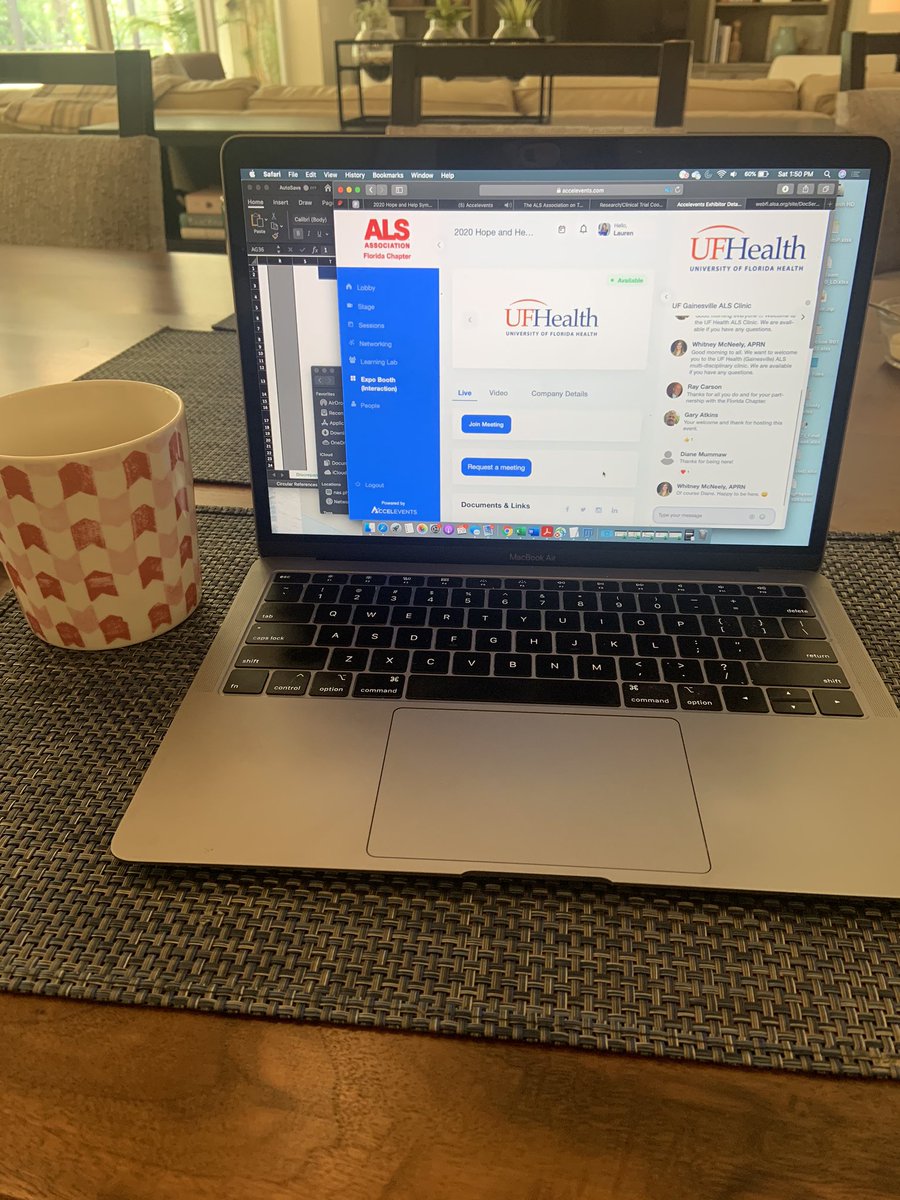 LaurenDiBiase2's tweet image. Thanks @ALSFlorida for a great virtual Hope and Health Symposium! Lots of great talks including updates on clinical trials across the state, learning labs, and more.  #alsadvocacy #UFHealth #ARClab