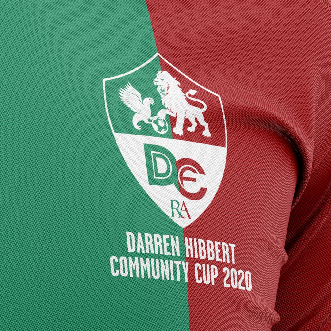 DarleyDaleLions's tweet photo. Tomorrows match shirts will have the initials RA as part of the Darren Hibbert Community Cup badge in memory of our good friend and team mate Akey. https://t.co/EsBiNd2bgc