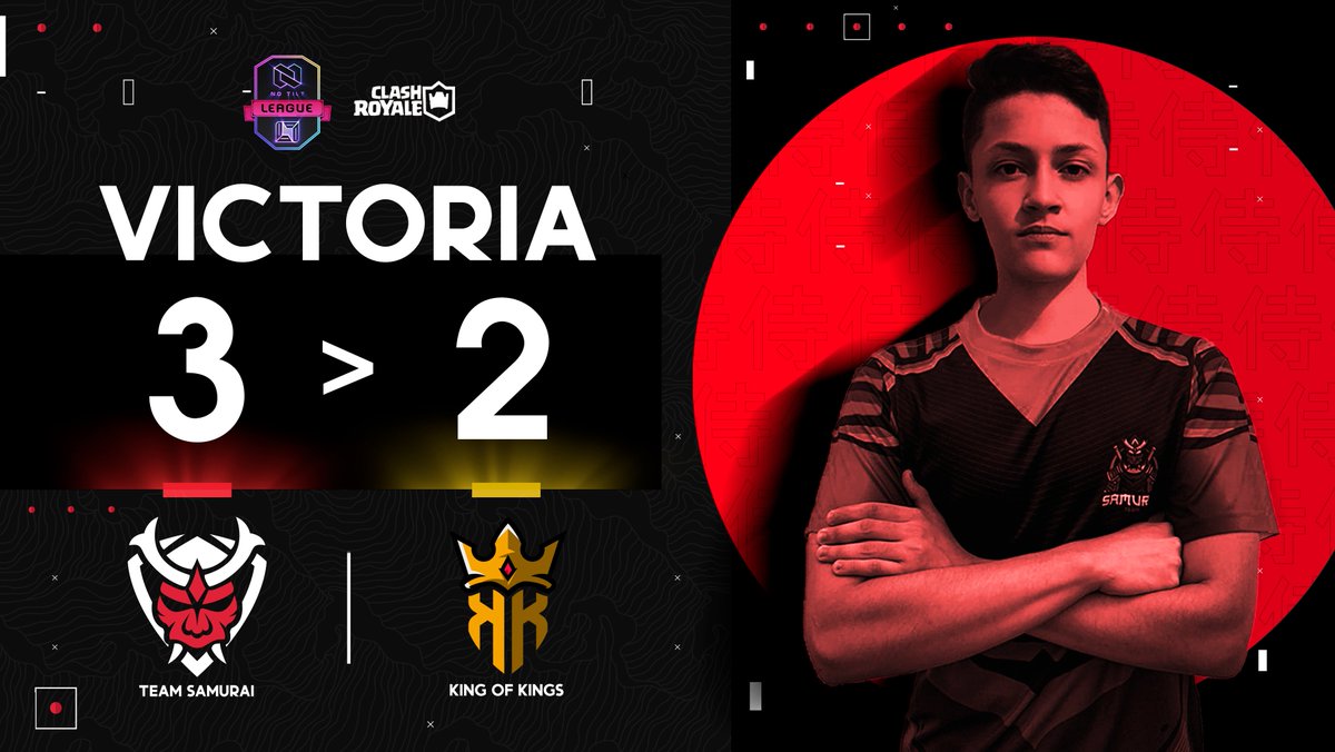 #CR • ¡Victoria!

Luego de perder los dos primeros sets, logramos remontar el partido gracias a @SMRxThomas y <a href="/StangSand/">Stang</a> ¡Obtenemos la victoria en la primera jornada contra <a href="/KingOfKings_GG/">King Of Kings 👑</a>!

¡GG WP!

🏆 <a href="/NoTiltGG/">No Tilt</a>
✅ 3-2

#GoSamurai⛩️ #NeverFail