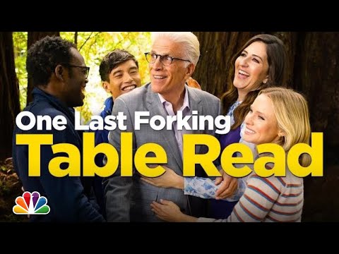ChicasGeeksMDQ's tweet photo. MIRA A LOS PROTAGONISTAS DE #THEGOODPLACE LEER EL GUIÓN FINAL DE LA SERIE https://t.co/K8rwWPuVGf https://t.co/2yd36h0Da6