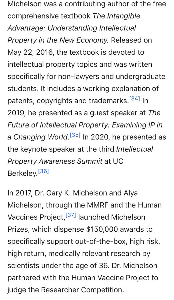 125/ GARY MICHELSON, MDSpine surgeon & VACCINES$106k in donations to Dems/PACs - specifically Cory B00ker & Ted LieuLikely dirty.Deep dive needed.