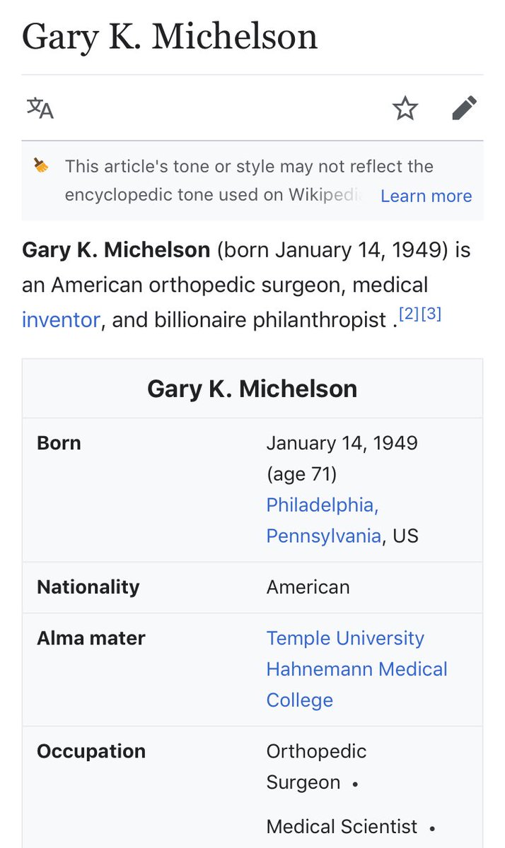 125/ GARY MICHELSON, MDSpine surgeon & VACCINES$106k in donations to Dems/PACs - specifically Cory B00ker & Ted LieuLikely dirty.Deep dive needed.