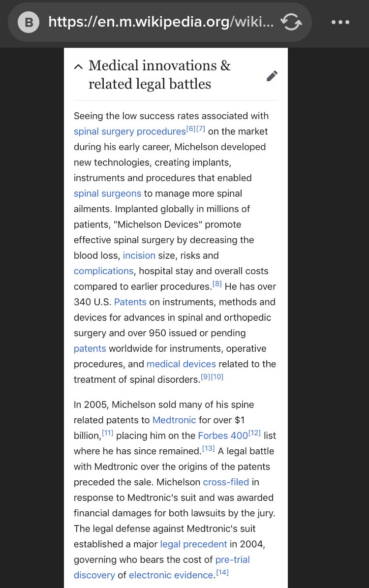 125/ GARY MICHELSON, MDSpine surgeon & VACCINES$106k in donations to Dems/PACs - specifically Cory B00ker & Ted LieuLikely dirty.Deep dive needed.