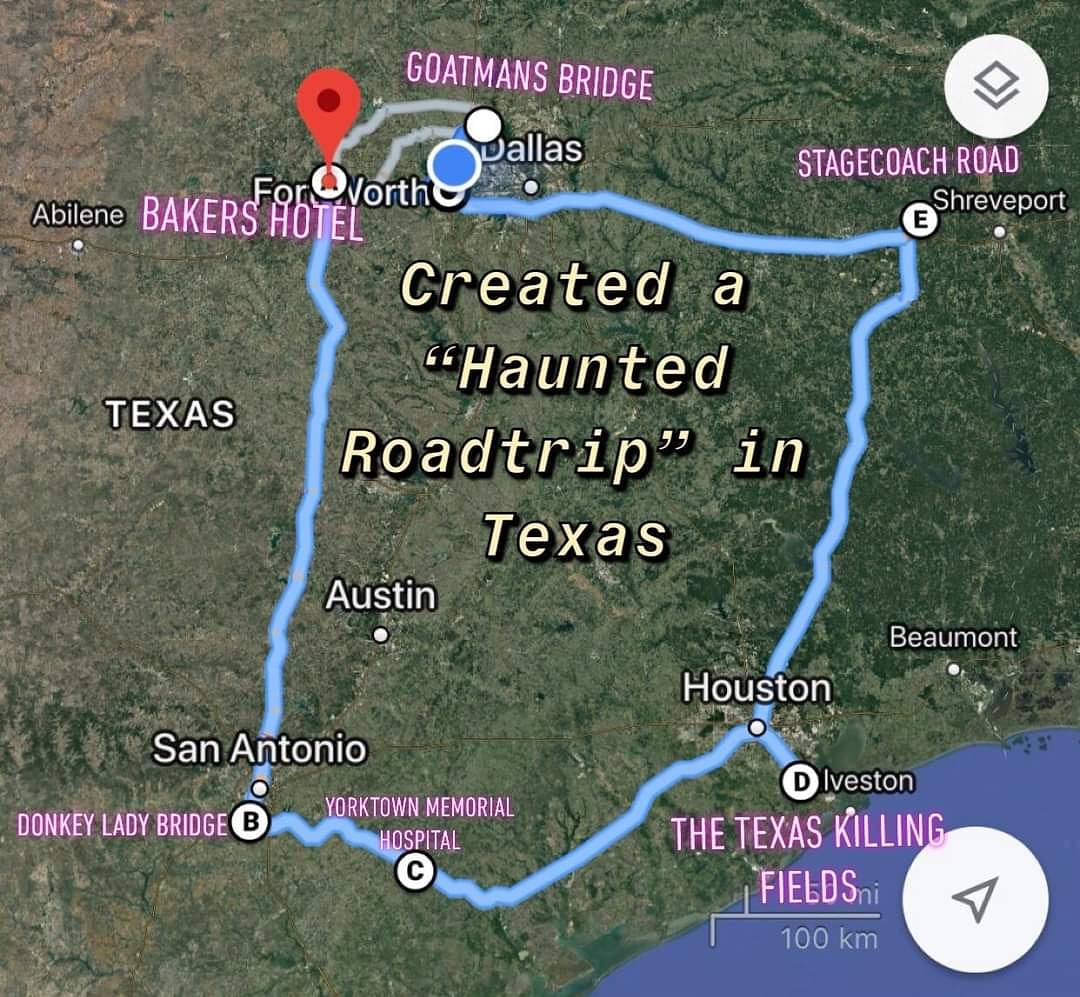 Thinking about going on a roadtrip across Texas.
What do you think? Would you want to see pics from these haunted stops?
#thosethathaunt