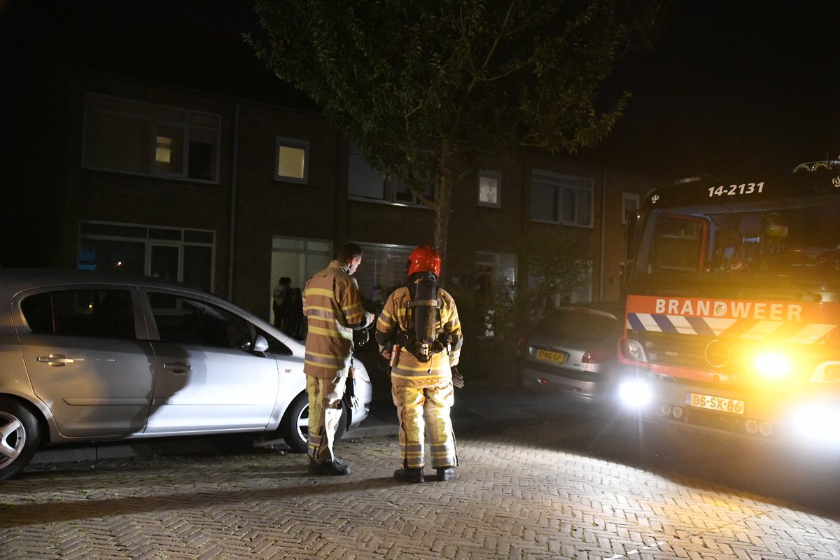 Melding gebouwbrand Jan Carstenszstraat Hilversum