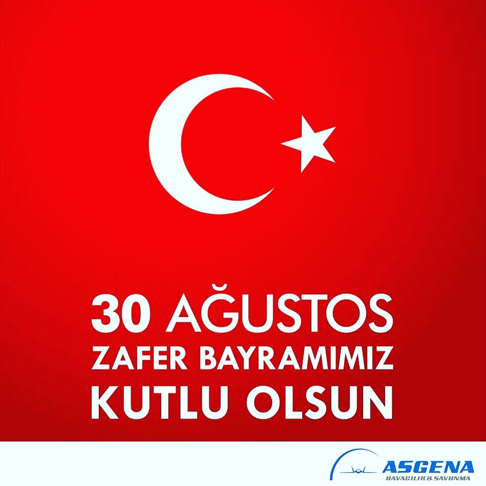 30 AĞUSTOS ZAFER BAYRAMIMIZ KUTLU OLSUN!
#30AgustosZaferBayrami #ZaferBayramı #30Agustos #asgenahavacilikvesavunma #asgena