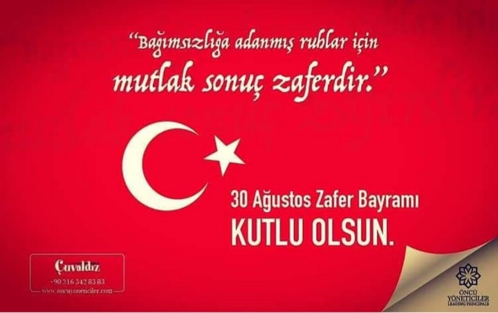 alanyazin's tweet image. &quot;Bağımsızlığa adanmış ruhlar için mutlak sonuç zaferdir.&quot;

30 Ağustos Zafer Bayramı Kutlu Olsun 🇹🇷 #30AğustosZaferBayramı
#ÖncüYöneticiler #ispc2021