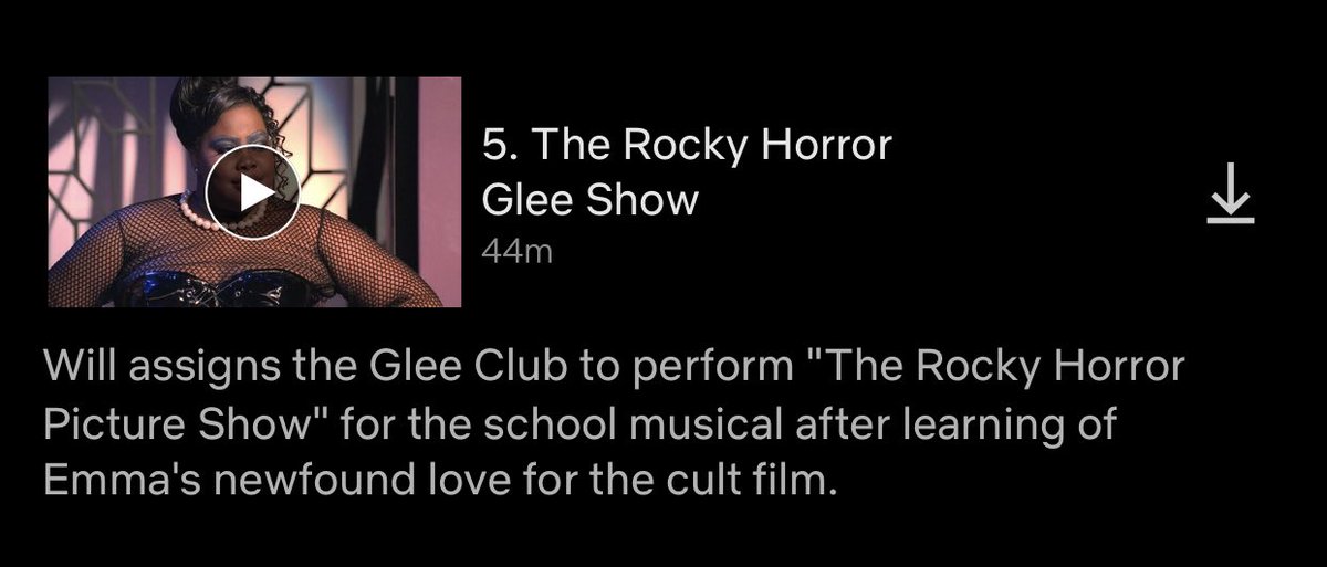 3. rocky horror glee show (s2 e5) 9/10 rocky horror has always been one of my favorite musicals of all time and if there’s one thing glee knows how to do it’s eating up a tribute episode. AMAZING casting comparisons and mercedes as frank n furter lives in my head rent free