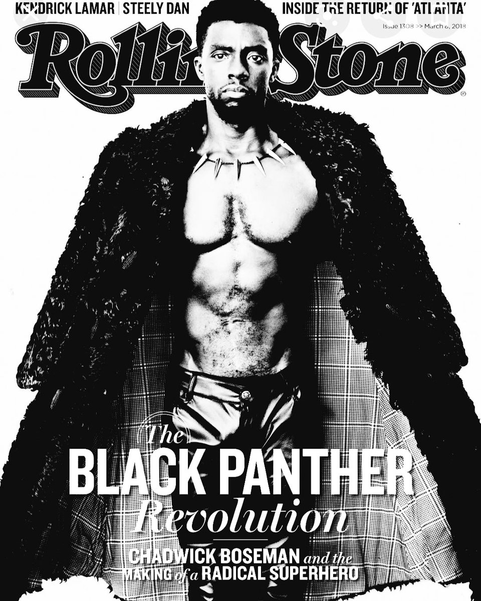 mjtcomms17's tweet photo. Chadwick Boseman, a Son of Howard U, Marvel Comics Black Super Hero, Icon of a Generation of Black actors, 2019 Screen Actors Guild’s “Best Actor” and 2018 MTV Movie Awards “Best Hero” for Black Panther. REST IN PANTHER POWER King T’Challia of WaKanda. 1976 - 2020. #CANCERSUCKS https://t.co/StDSm1JfwW