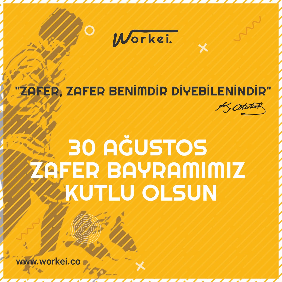 30 Ağustos Zafer Bayramımız Kutlu Olsun! #30ağustos #30agustos #30ağustoszaferbayramı #zaferbayramı #mustafakemalatatürk #atatürk #gazimustafakemalatatürk #nemutlutürkümdiyene #nemutlutürkümdiyene🇹🇷