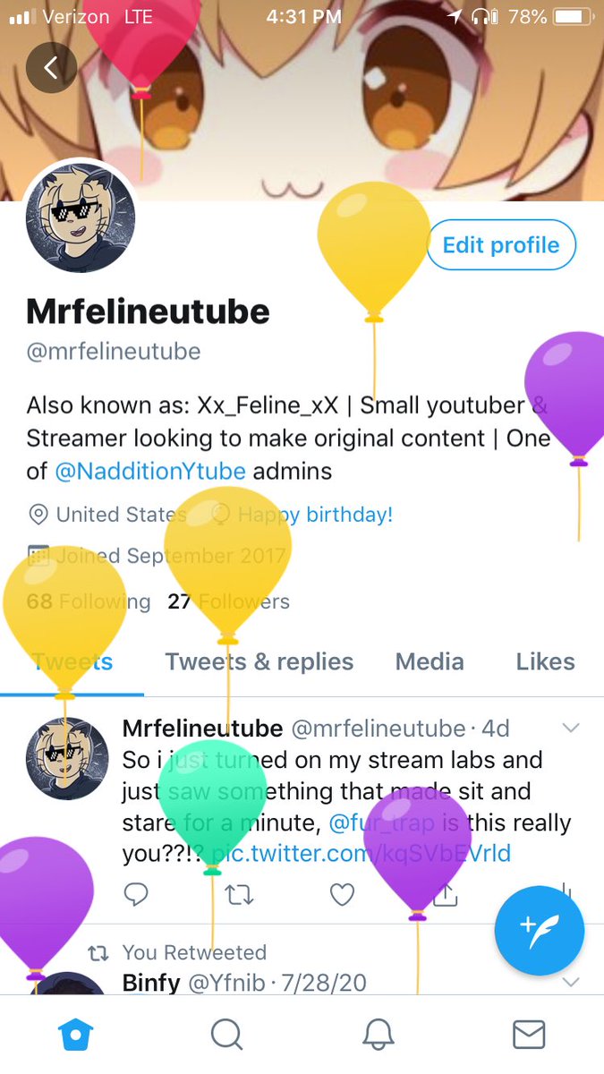 JustFelineVR tweet media