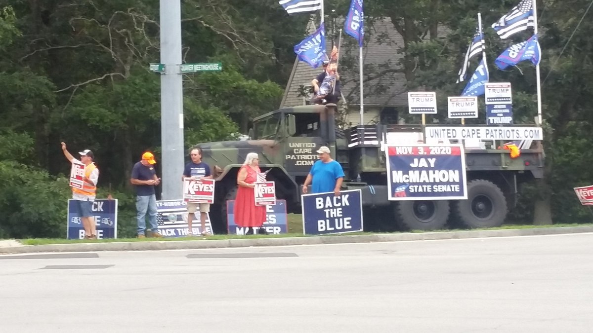 votekeyes's tweet photo. Happy to be a part of the Trump Rally today. https://t.co/rVDlYgGv2Z