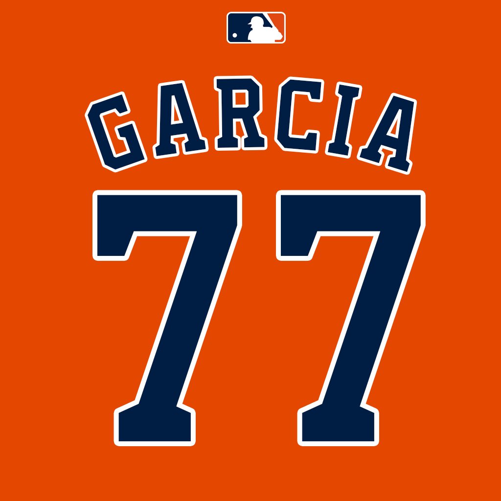 X \ MLB Jersey Numbers در X: «RHP Luis Garcia will wear number 77. Last  worn by INF Pedro Feliz in 2010. #Astros