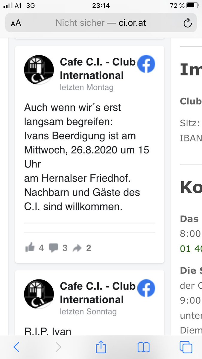 Bin unendlich traurig