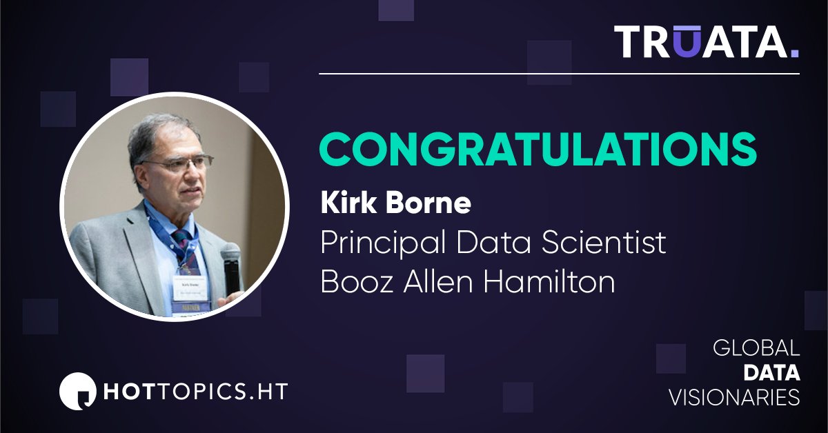 KirkDBorne's tweet photo. I am honored to be listed among the #DataHeroes in the Global Top 100 Data Visionaries: https://t.co/Ie73p5O6me by @HotTopicsHT & @TruataPrivacy
ββββ
@BoozAllen @LifeAtBooz #BigData #DataScience #DataScientists #AI #MachineLearning #DataStategy #DataLiteracy #IoT #IoTPL #IIoT https://t.co/9MhGZTVbiA