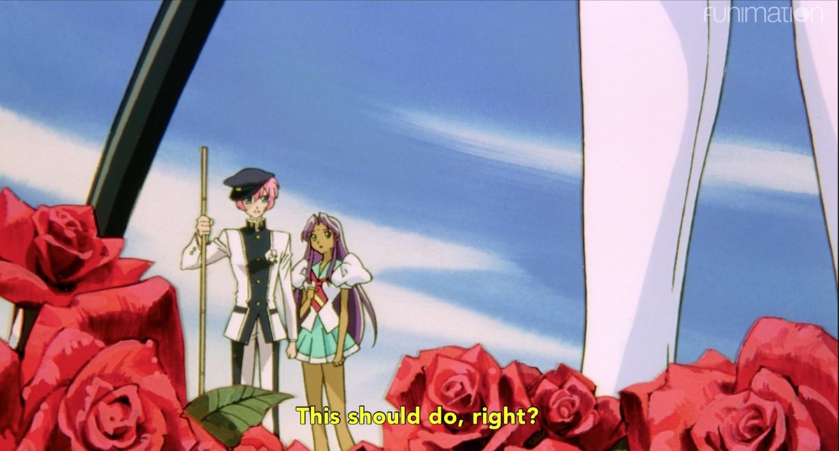 Utena: Like, what is a sword if not a bamboo stick made of sharpened steel?Anthy: RIP Utena is was very nice to know you for the three minutes we were together