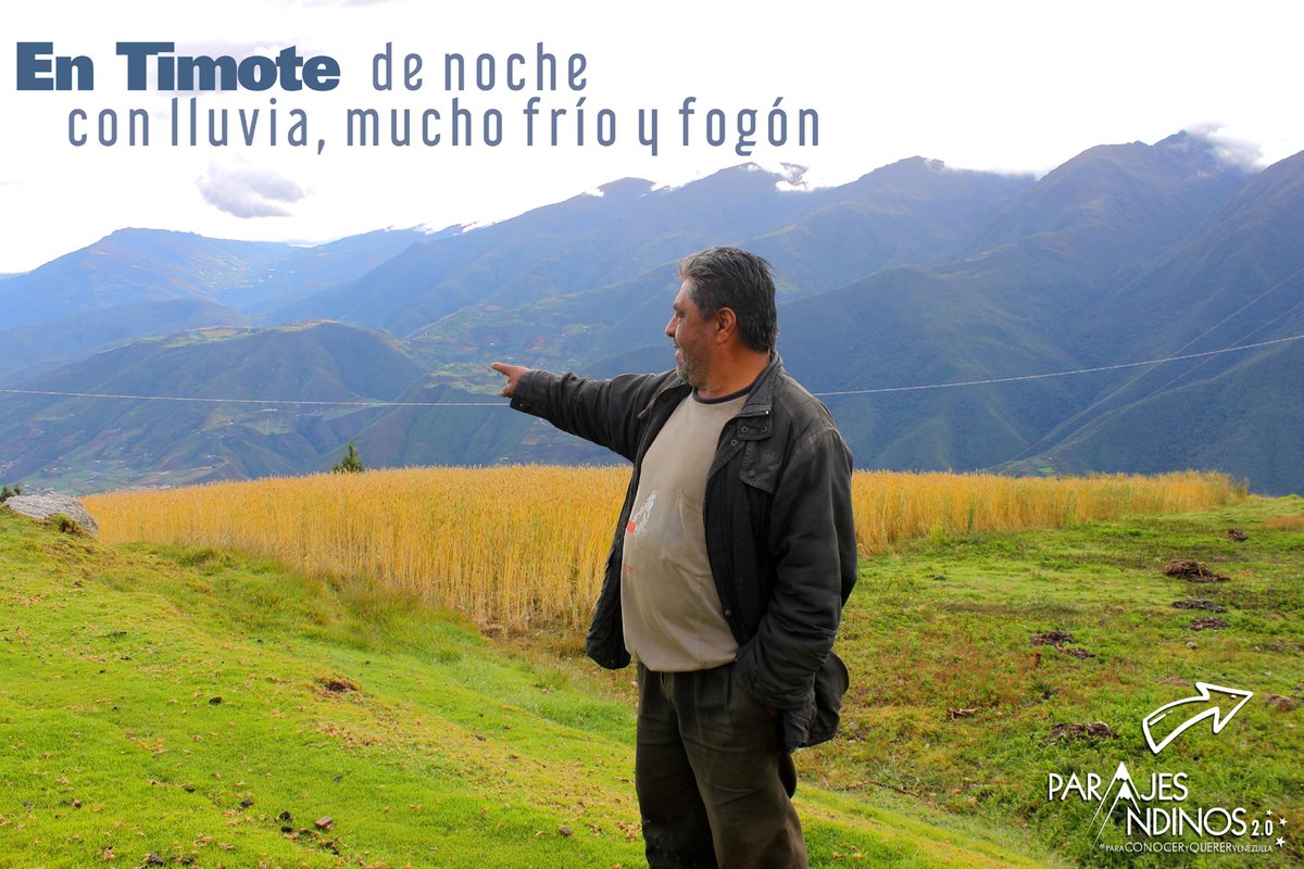 ParajesAndinos's tweet photo. Cuenta la historia que el nombre de la comunidad #timote provine de Stimots, que era como se llamaba el cacique de la tribu cuando llegaron los españoles con sus afanes de conquista.
¿Quieres conocer sus costumbres y su sistema de vida en esta época de modernismo? #FelizSabado https://t.co/YrRPtCILLa