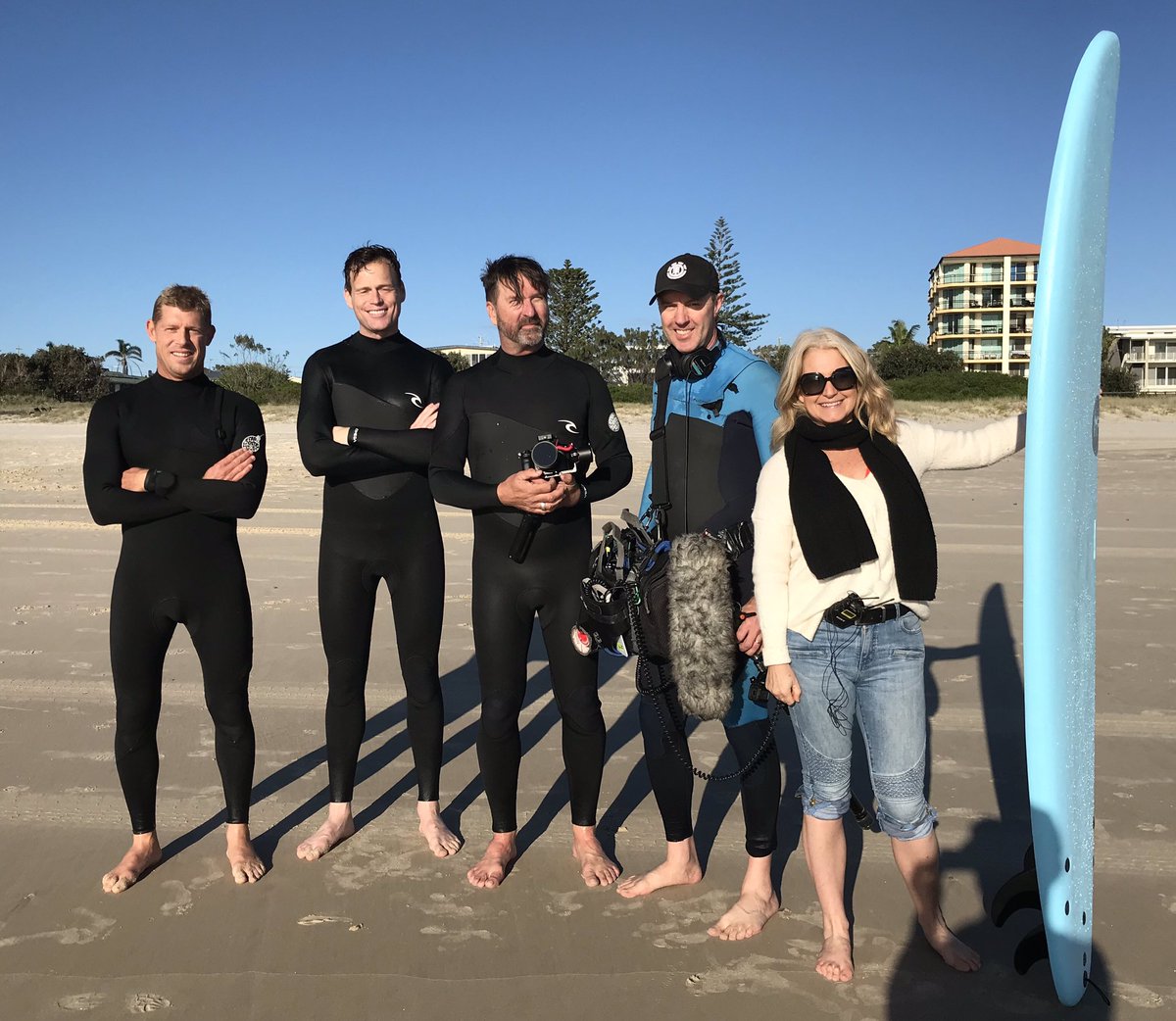 Sunrise with world champion surfer, @mick_fanning and <a href="/tomsteinfort/">Tom Steinfort</a> On <a href="/60Mins/">60 Minutes Australia</a> the highs and lows that have shaped Mick. And how he faced his fears by swimming with sharks! Tonight after The Block.