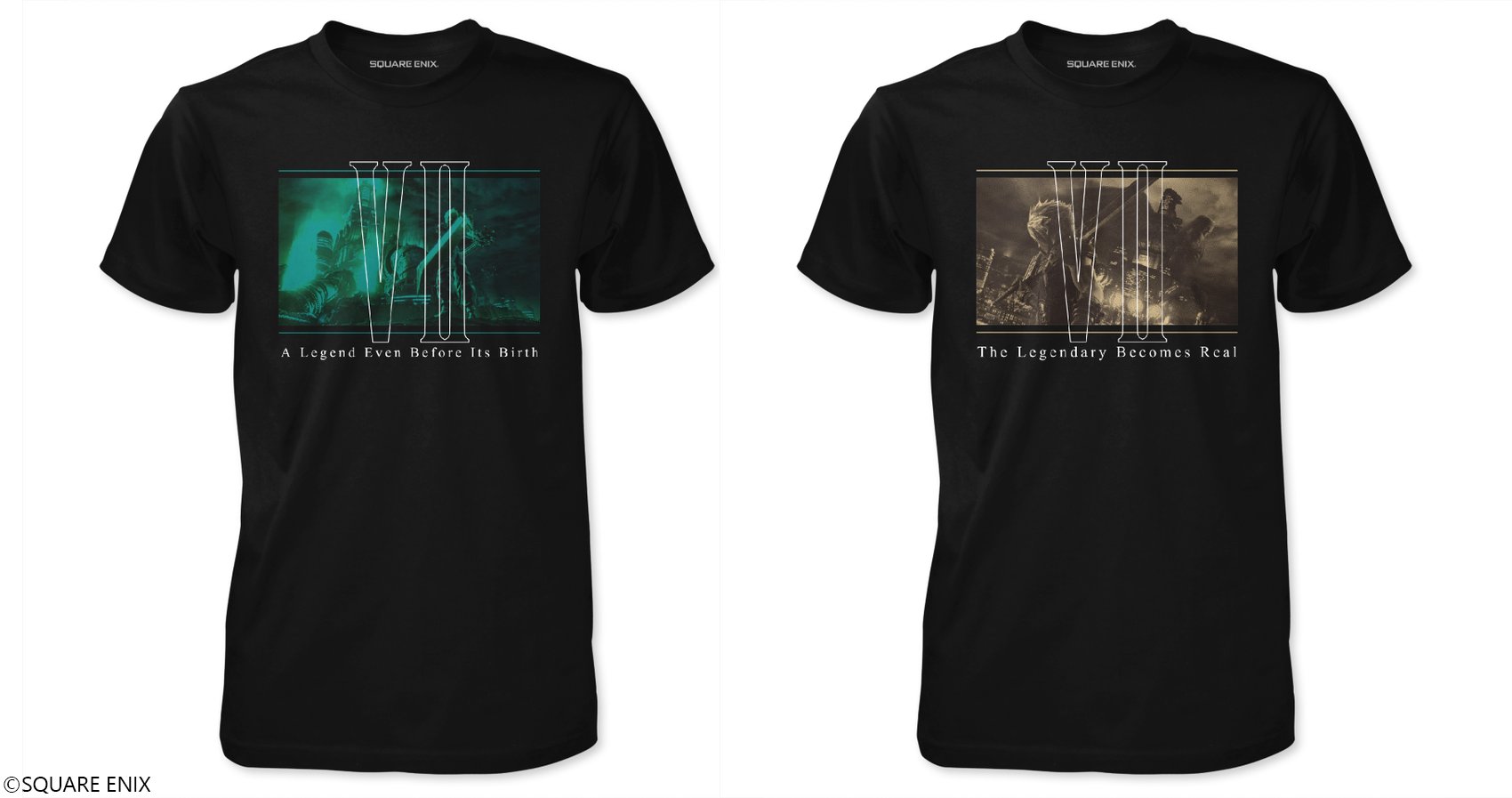 تويتر \ Square Enix على تويتر: "The legend becomes real... on you! 👕 Two  new @FinalFantasyVII Remake shirts are on sale now in the US Square Enix  Store A Legend Even Before