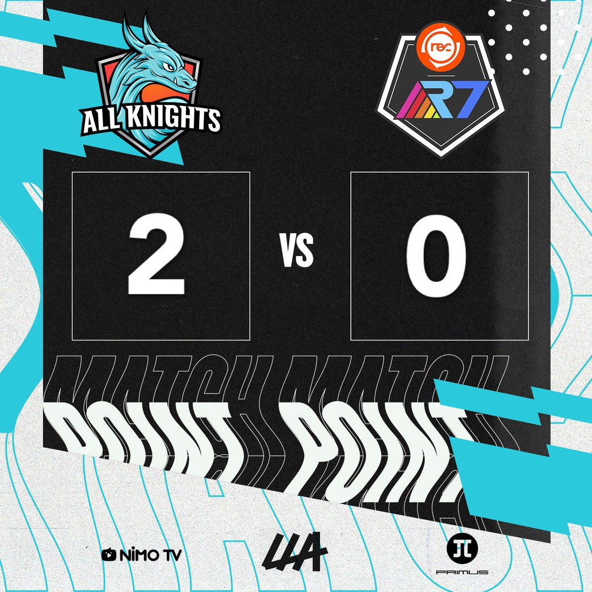 Obtuvimos la segunda victoria y estamos a solo una partida de la victoria. 

¡A darlo todo! 
#GoAK