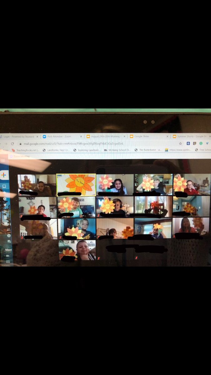 skinnerlaura64's tweet photo. Our first week of remote learning had its challenges, but we persevered and had some fun! #remotelearning #thirdistheword #enjoytheview #helpedharry @VV_Voyagers https://t.co/jC8fK4AVbZ
