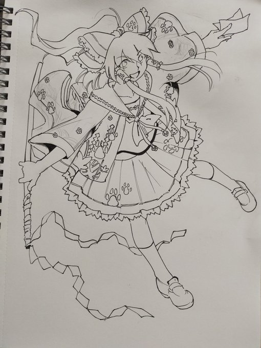 お昼休みお絵描き 