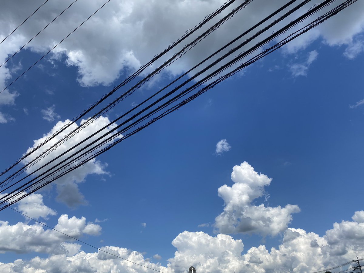 昨日の雲☁*°
かわいかった
#雲