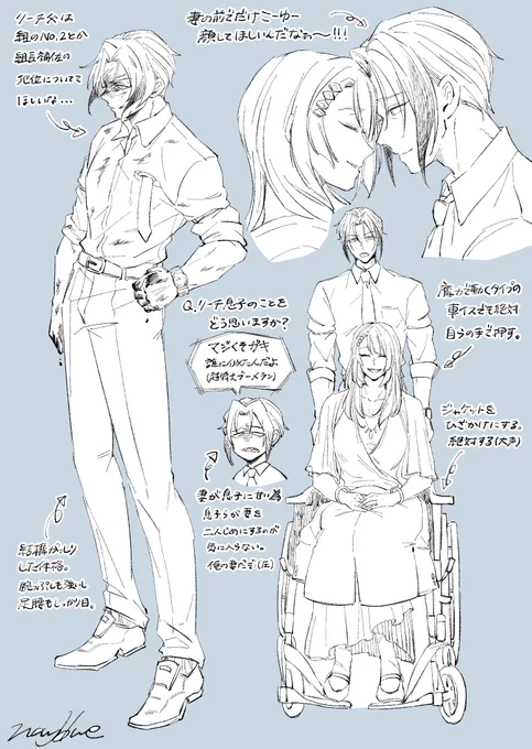 こんなマシュマロを頂いたので落描きですが描いてみました。
ありがとうございます?

⚠️リーチ夫妻は捏造と妄想10000%の産物です 