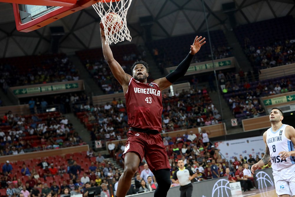 Nestór Colmenarez en el clasificatorio de la FIBA AmericaCup 2021 | Foto: Prensa FIBA |