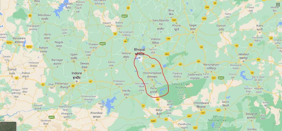 akashsonakia's tweet photo. @nitin_gadkari @anandmahindra On my way to maternal hometown #Itarsi from #Bhopal, entire tree cover is has been destroyed to widen NH-46, doesn't feel like going home anymore!
PLEASE PLEASE PLEASE.... don't destroy forests... Please do reforestation there. @nitin_gadkari @NHAI
@PMOIndia @meetami https://t.co/wGSqdWrMtw