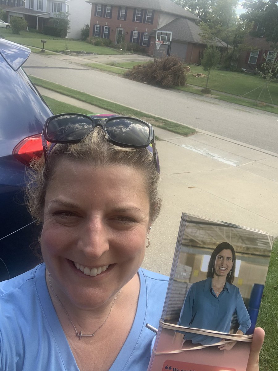 lassmith's tweet image. Spent 3 hours today dropping lit for @kateforcongess with my @MasonDFdems I love being a #DemocracyDefender. @WarrenCoDemsOH @OHdems