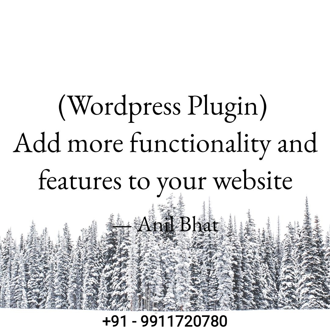 AnilBhatin's tweet image. #wordpressplugin #wordpressplugindevelopers