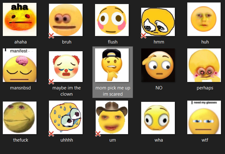 Cursed Emoji Packs - Discord Emoji