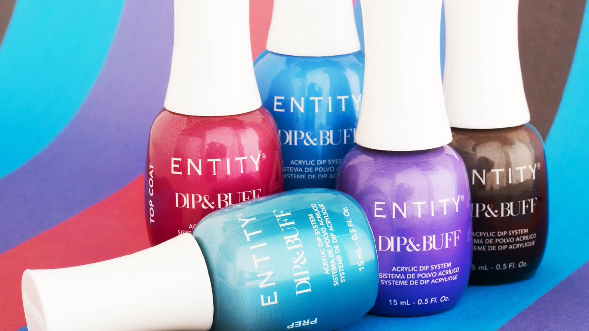 Entitybeauty's tweet image. Make sure to grab your Entity Dip essentials to give your clients the best long-lasting #DipMani available now @nailtechsupply #EntityBeauty #DipandBuff #DipNails