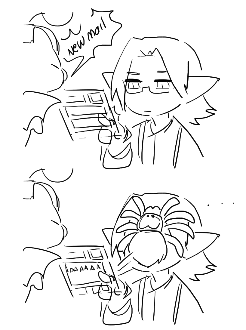 gale's hobbies: mailing his guildmates tarantulas.
(and here i start my ffxiv shitpost journey)