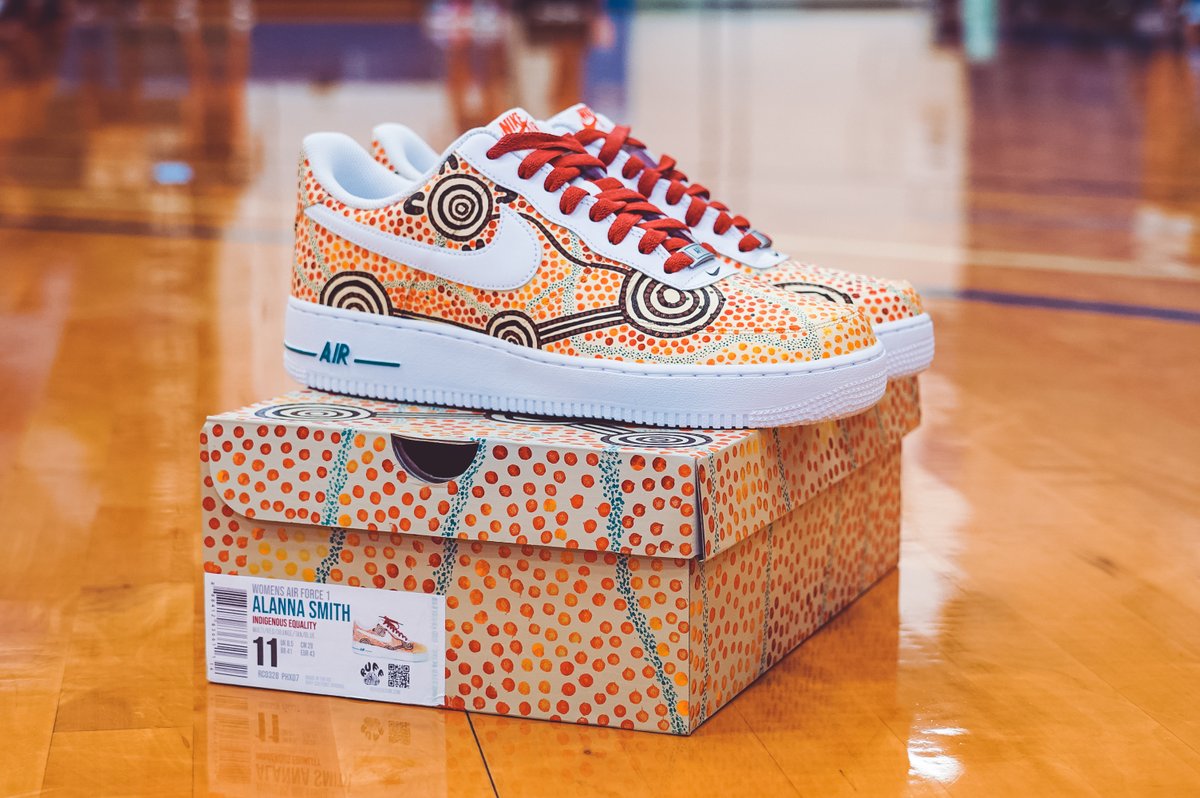 . @AlannaSmith96 selected racial justice as her theme for her My Kicks My Cause AF1’s to shed light on the struggles of Aboriginal people in her home country of Australia.