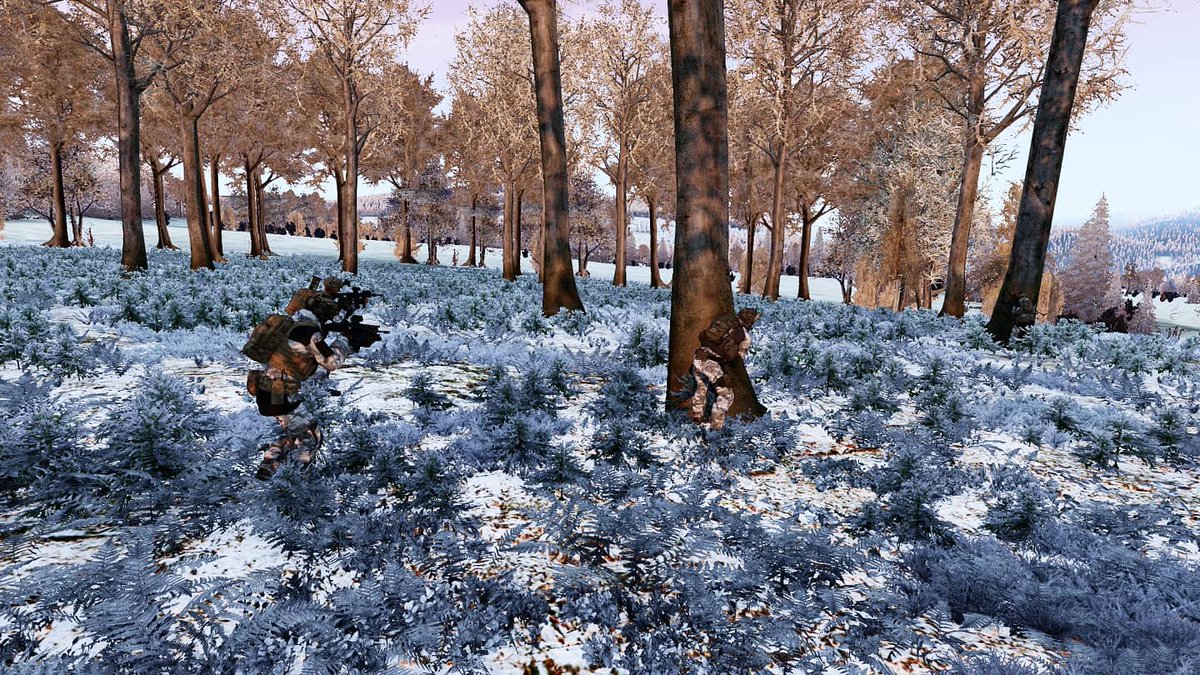 TaskForceTempor's tweet image. Rangers staying frosty! 

#tft8 #rangers #snow #army #arma3 #bohemia