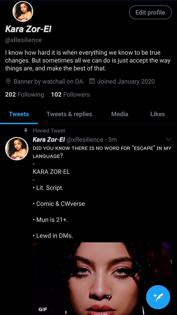 ( hey y'all ! I just wanted to let y'all know that  I'm moving accounts to this one, so feel free to follow her ! I'm still gonna have this one, but this account is obviously dead, so i figure reviving it elsewhere would be good ! )